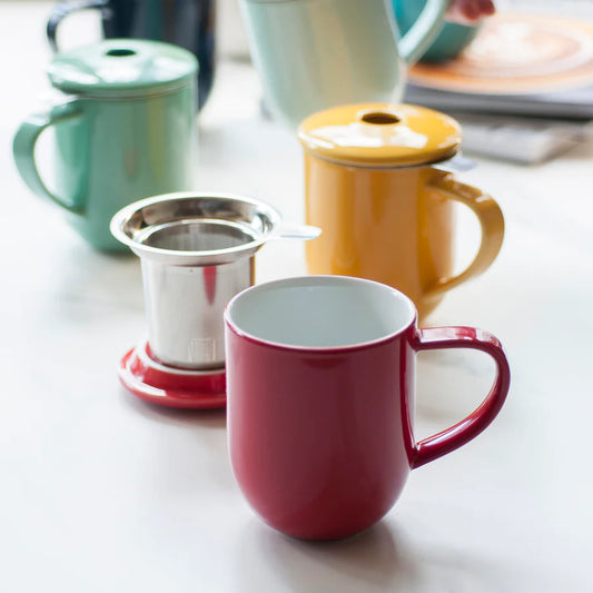 PRO TEA 300ML MUG WITH INFUSER & LID